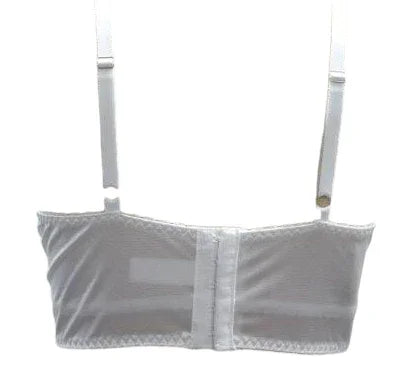 Escante Mix & Match Satin Bralette Top White