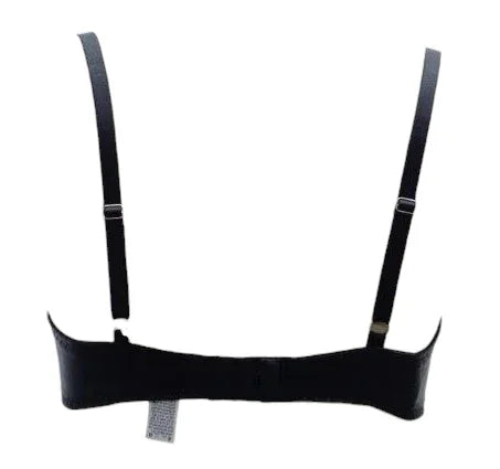 Escante Mix & Match Wetlook Shelf Bra Black