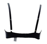Escante Mix & Match Wetlook Shelf Bra Black