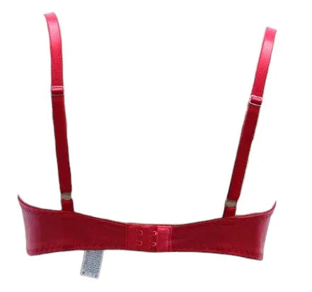 Escante Mix & Match Wetlook Shelf Bra Red