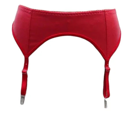Escante Mix & Match Wetlook Classic Garterbelt Red