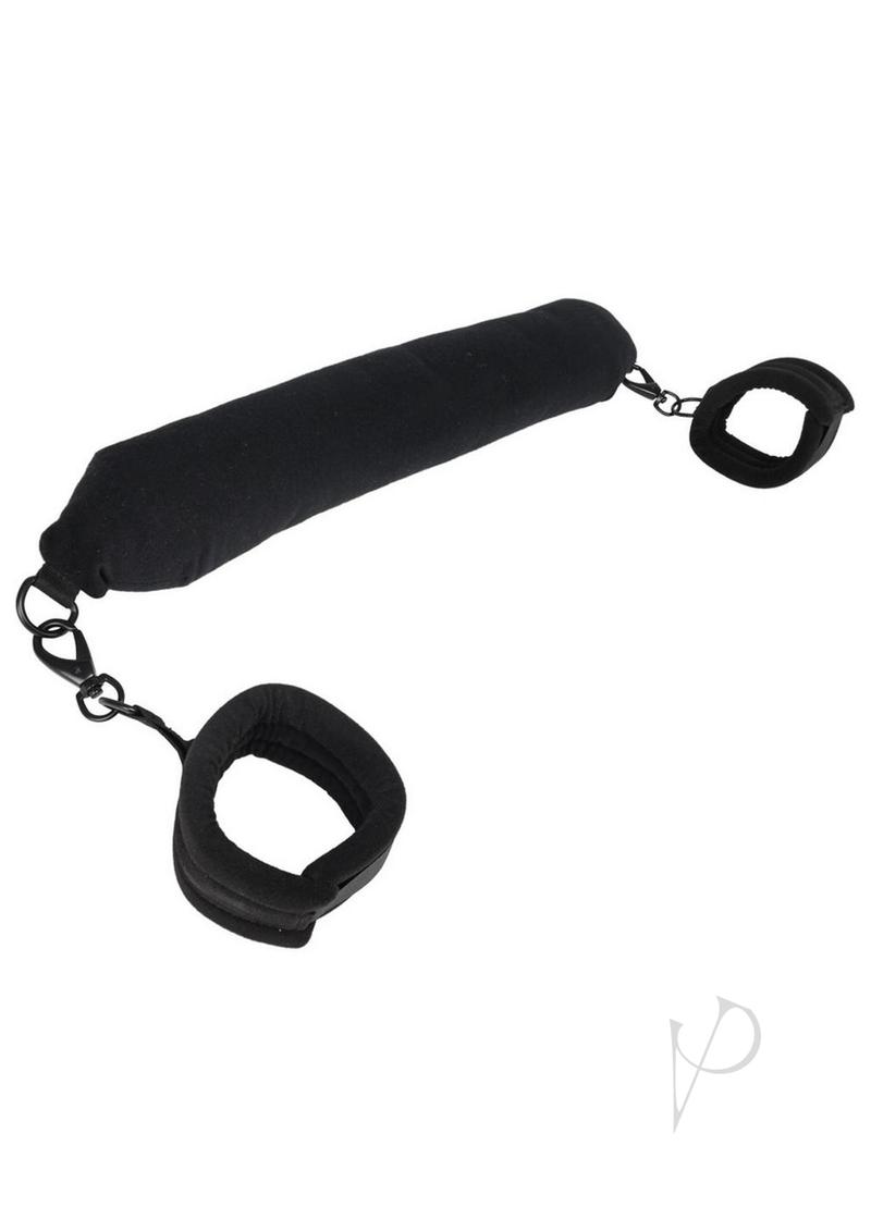 Pivot Spreader and Positioning Bar with Cuffs Black