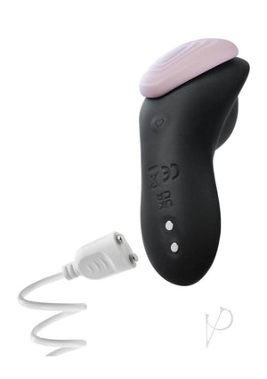 Temptasia Heartbeat Rechargeable Silicone Panty Vibe with Remote Control Pink