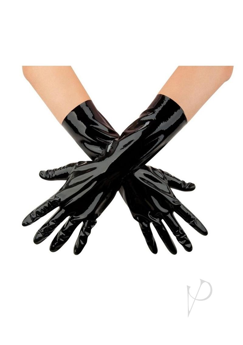 Prowler RED Wrist Length Latex Gloves Black