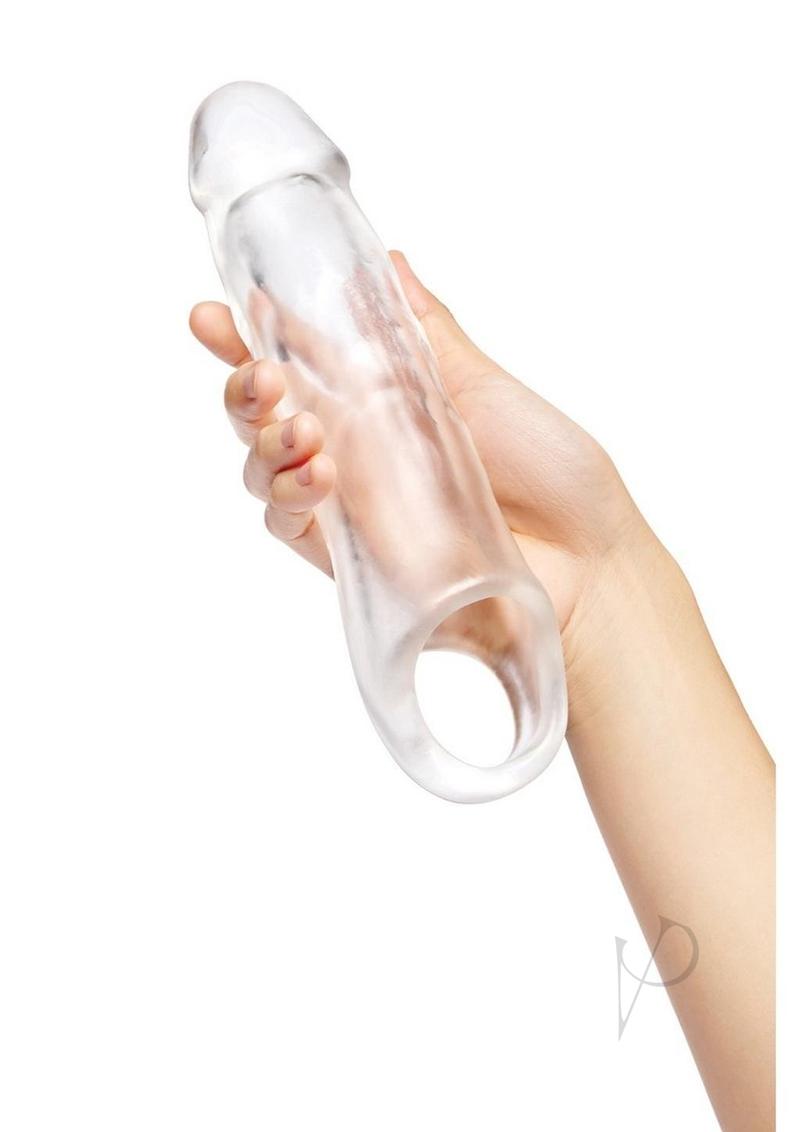XGen Size Up Extra Girthy Clear View 3 in Penis Length & Girth Extender with Ball Loop Clear