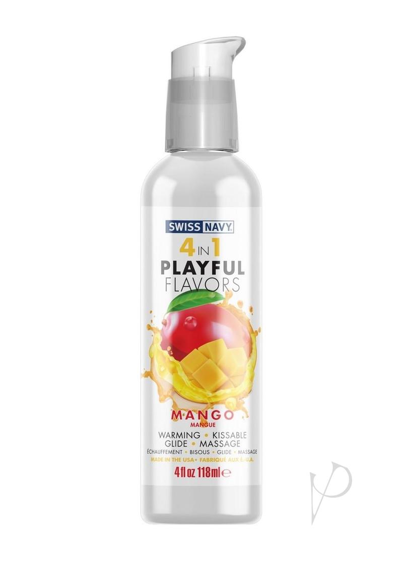 Swiss Navy 4 In 1 Flavored Lubricant Mango