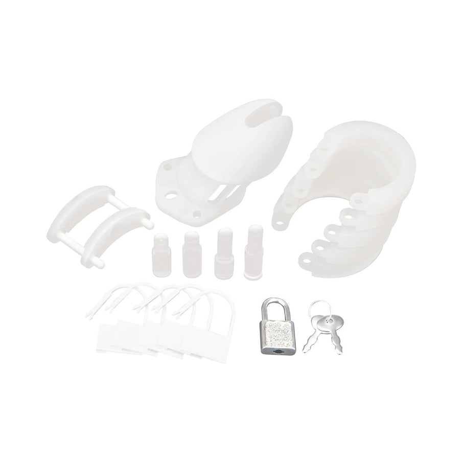 Blue Line Silicone Beginner Friendly Chastity Role Play Penis Cage