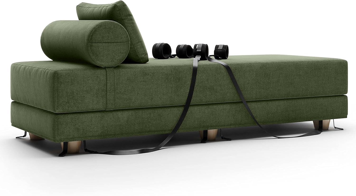 Liberator Divan Black Label Daybed with Microfiber Cuffs