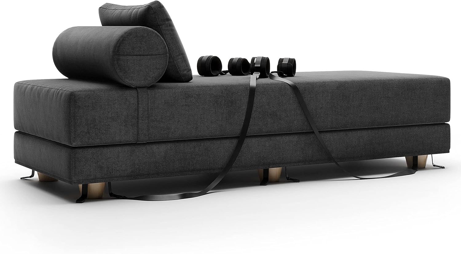 Liberator Divan Black Label Daybed with Microfiber Cuffs