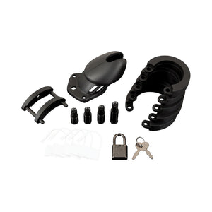 Blue Line Silicone Beginner Friendly Chastity Role Play Penis Cage