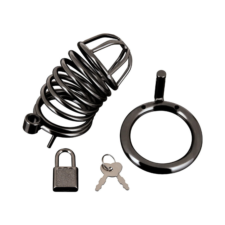 Blue Line Deluxe Role Play Chastity Cage