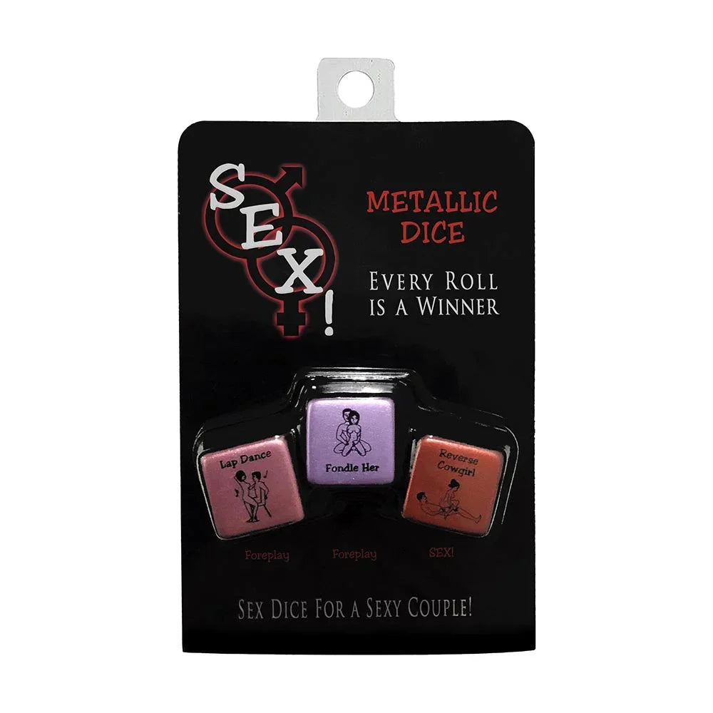 Couple's SEX! Metallic Foreplay and Sex Dice Game