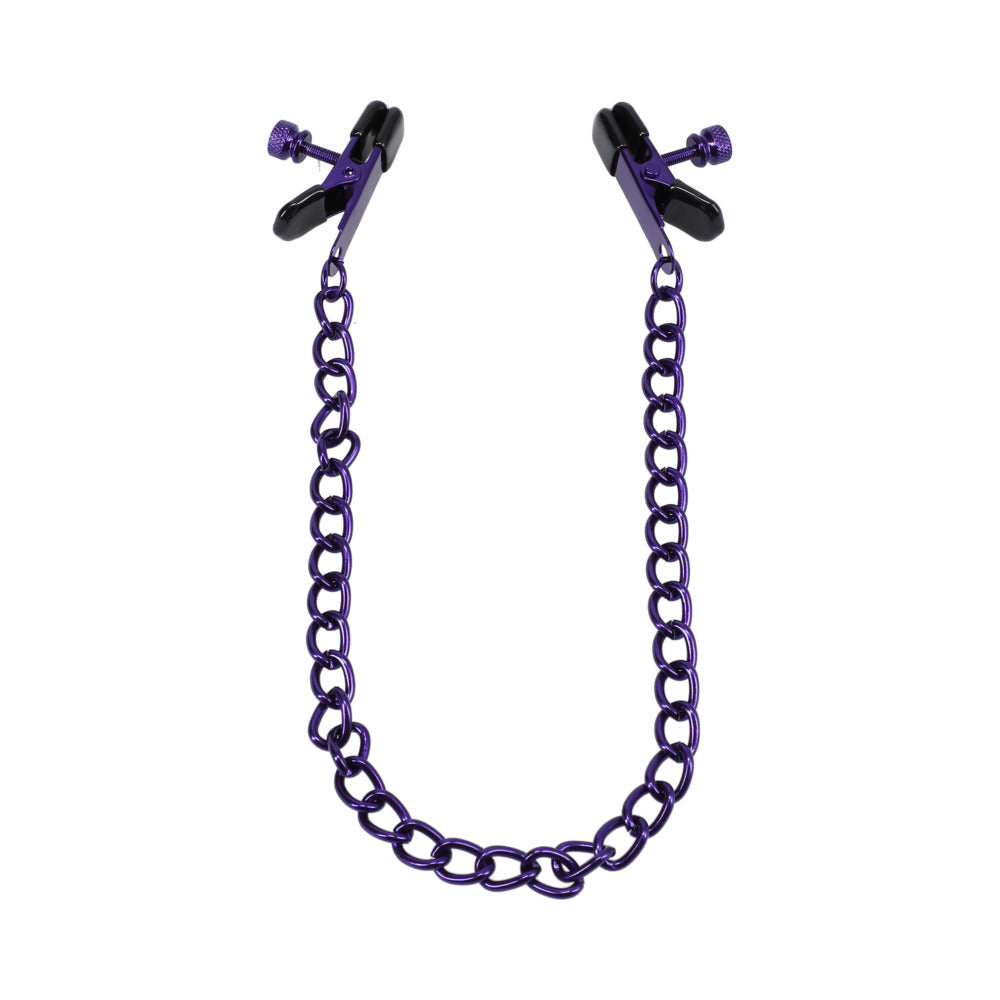 Merci The Clover Adjustable Nipple Clamps with Iron Chain