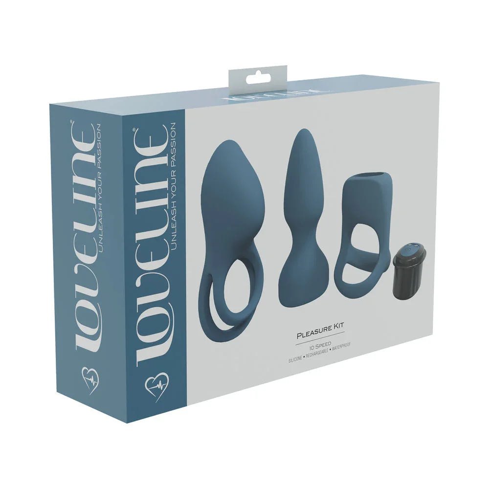 LoveLine Couple's Pleasure 10 Speed Silicone Rechargeable Waterproof V - Romantic Blessings LoveLine Couple's Pleasure 10 Speed Silicone Rechargeable Waterproof V - Romantic Blessings