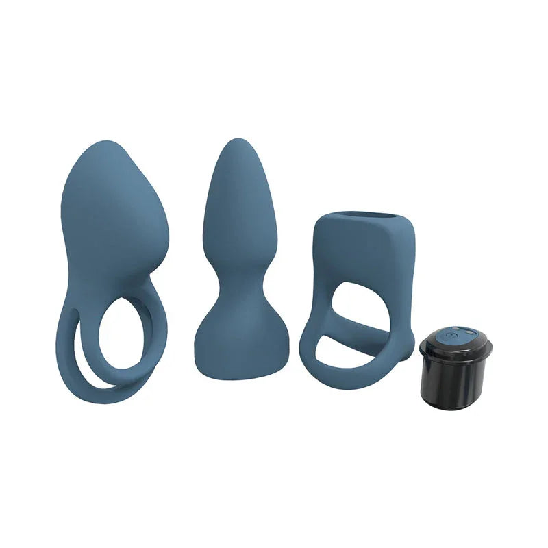 LoveLine Couple's Pleasure 10 Speed Silicone Rechargeable Waterproof V - Romantic Blessings LoveLine Couple's Pleasure 10 Speed Silicone Rechargeable Waterproof V - Romantic Blessings
