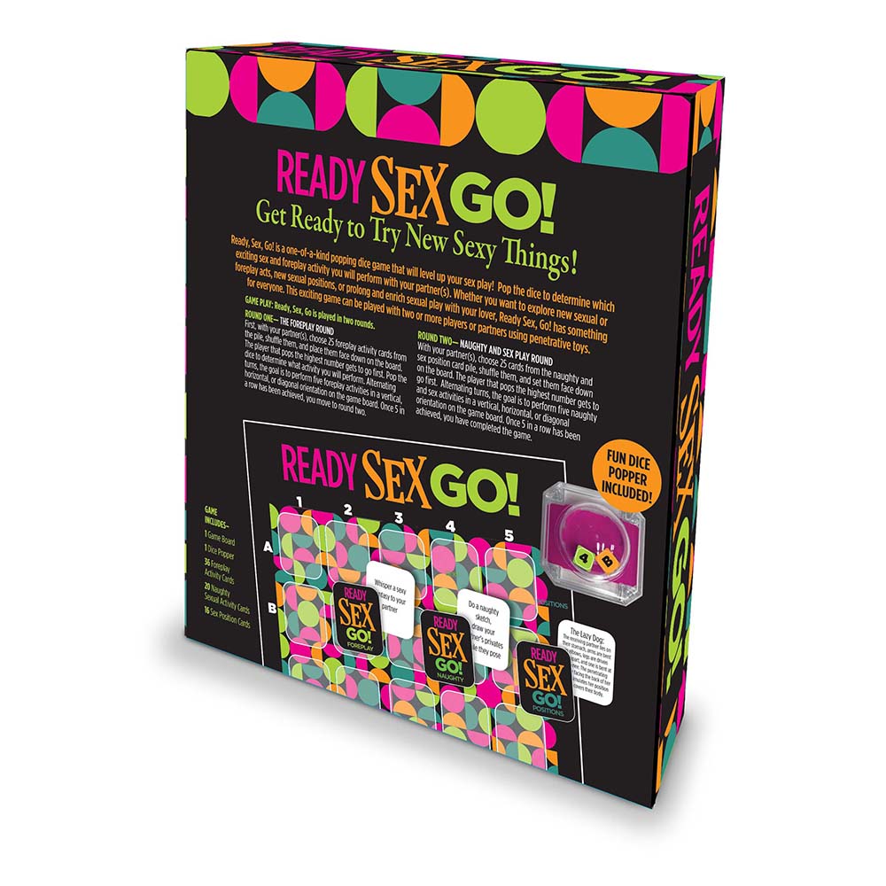 Ready Sex Go: Action Packed Erotic Adult Couples Sex Board Game - Romantic  Blessings