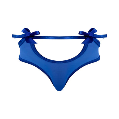 Magic Silk Holidaze Mesh Cheeky Boy Short with Cutout Design Cobalt Blue