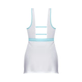 Magic Silk Dress Up School Spirit Mini Dress with G-String Costume White/Light Blue