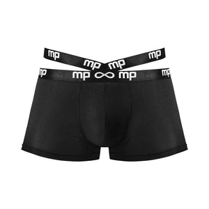 Male Power Infinite Comfort Amplifying Strappy Penis Pouch Short Black