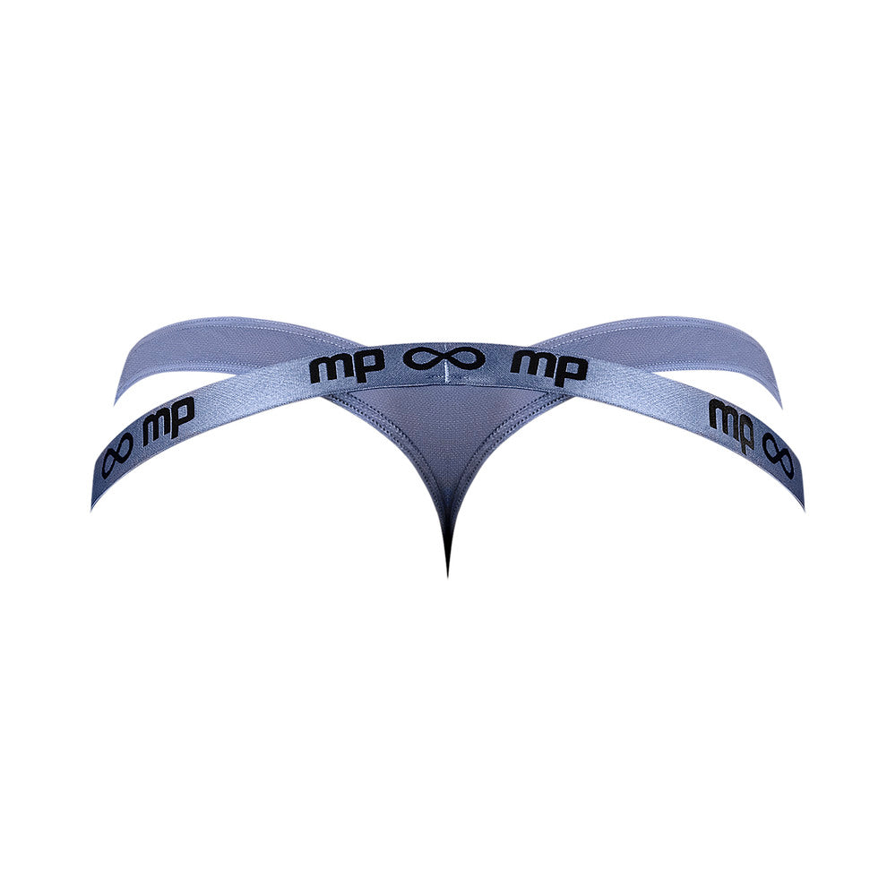 Male Power Infinite Comfort Amplifying Strappy Thong with Full Rear Exposure Periwinkle