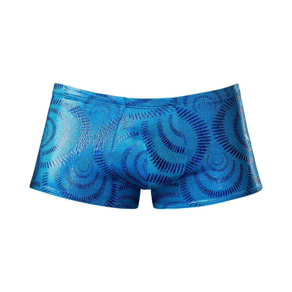 Male Power KaleiDickscope Mini Short Sky Blue