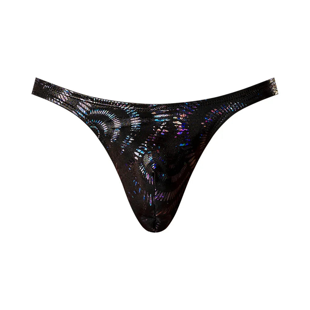 Male Power KaleiDickscope Bong Thong with Full Rear Exposure Black