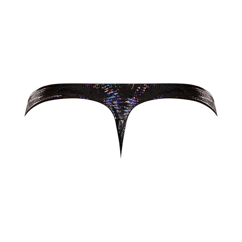 Male Power KaleiDickscope Bong Thong with Full Rear Exposure Black