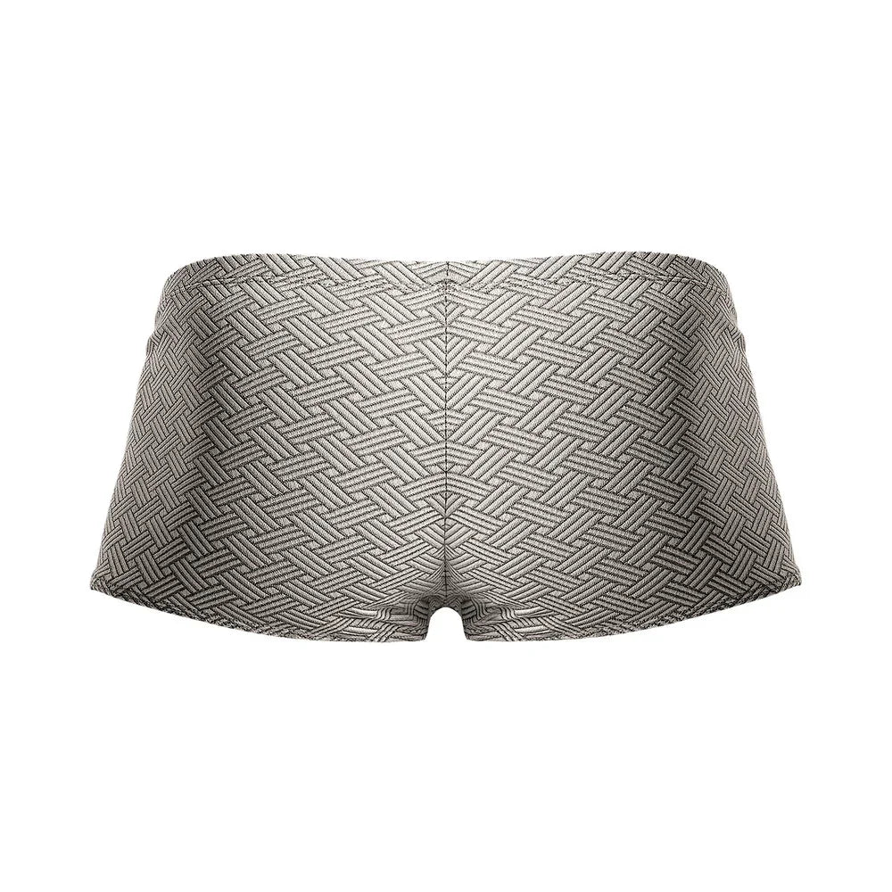 Male Power Labyrinth Mini Short Grey Weave