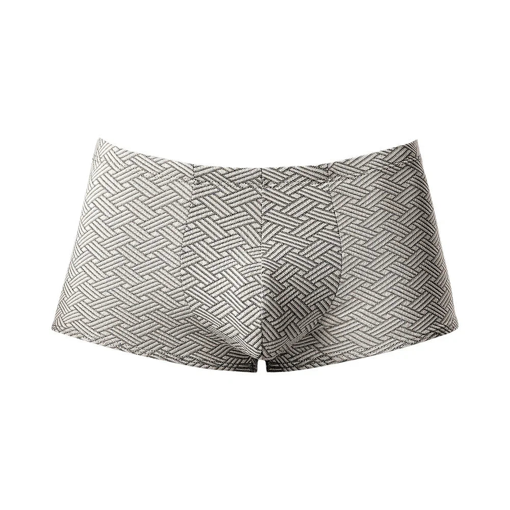 Male Power Labyrinth Mini Short Grey Weave