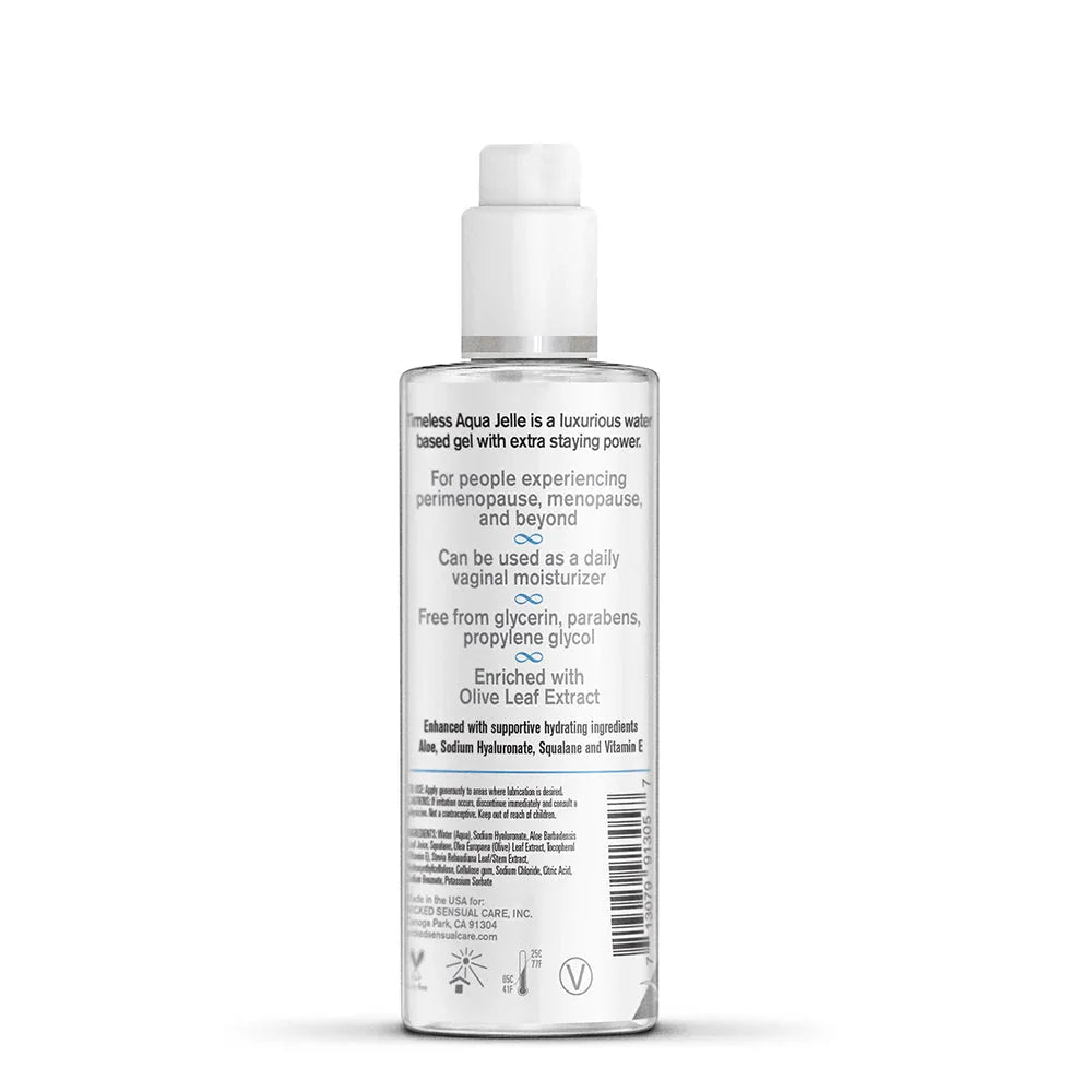 Wicked Simply Timeless Aqua Jelle 4 oz Lubricant