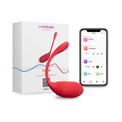 Lovense Vulse App-Controlled Hands-Free Thrusting Egg Vibrator