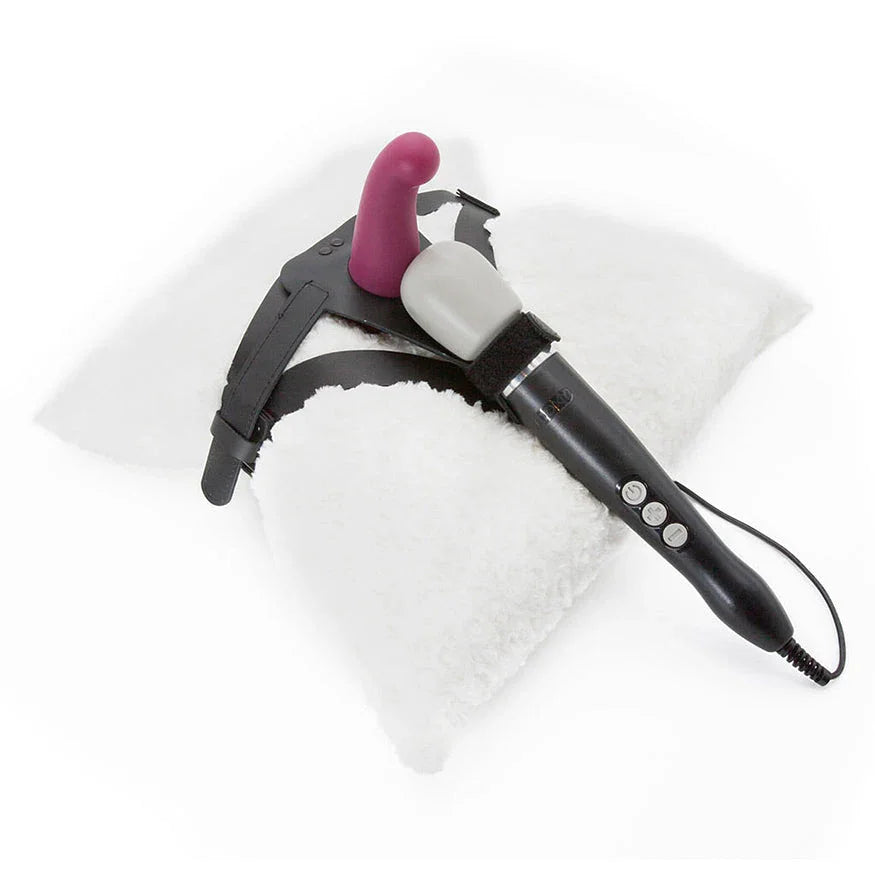 KinkLab Wand Thigh Harness Black