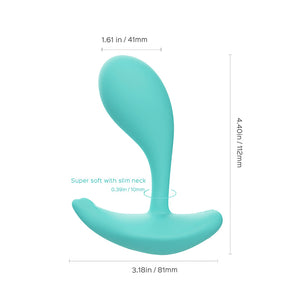 Oly 2 Pressure Sensing Voice Control App-Enabled Wearable Clit & G Spot Vibrator