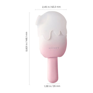 Honey Play Box Bite Me Sucking Tapping & Vibrating Cream Pop Stimulator Pink