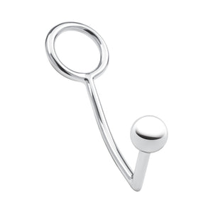 Blue Line Stainless Steel Anal Hook & Penis Ring