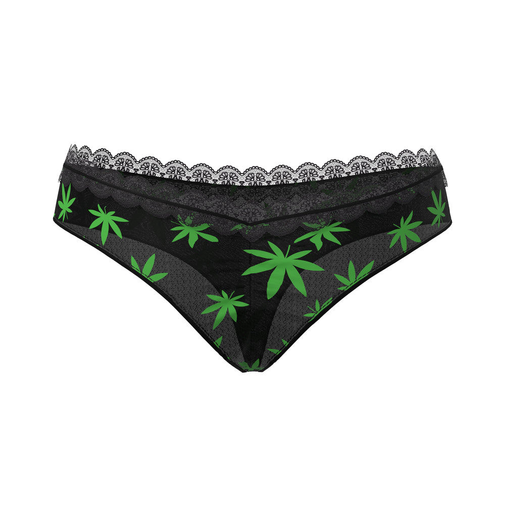 Magic Silk Hazy Dayz Boy Short Leaf Green