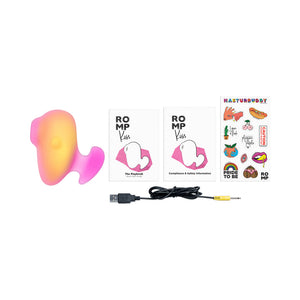 ROMP Kiss Clitoral Suction Toy with Pleasure Air Technology Pink/Coral