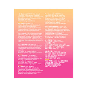 ROMP Kiss Clitoral Suction Toy with Pleasure Air Technology Pink/Coral