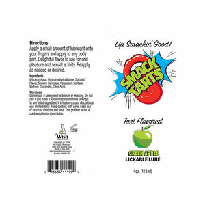 Smack Tarts Lickable Sour Green Apple Lube