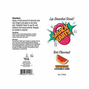 Smack Tarts Lickable Sour Watermelon Lube