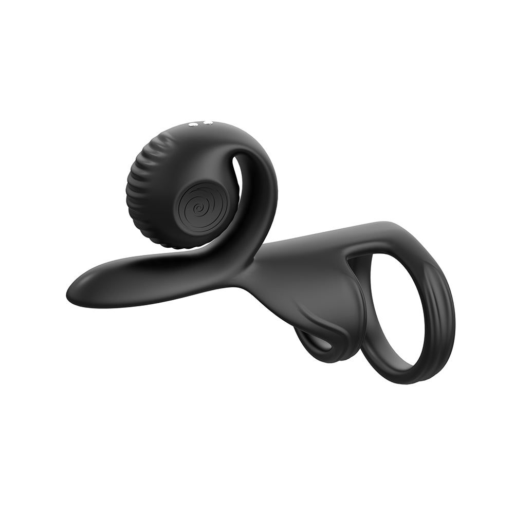 Snail Vibe SVibe Jovi Couples Ring Dual Stimulator Black