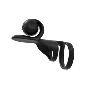 Snail Vibe SVibe Jovi Couples Ring Dual Stimulator Black