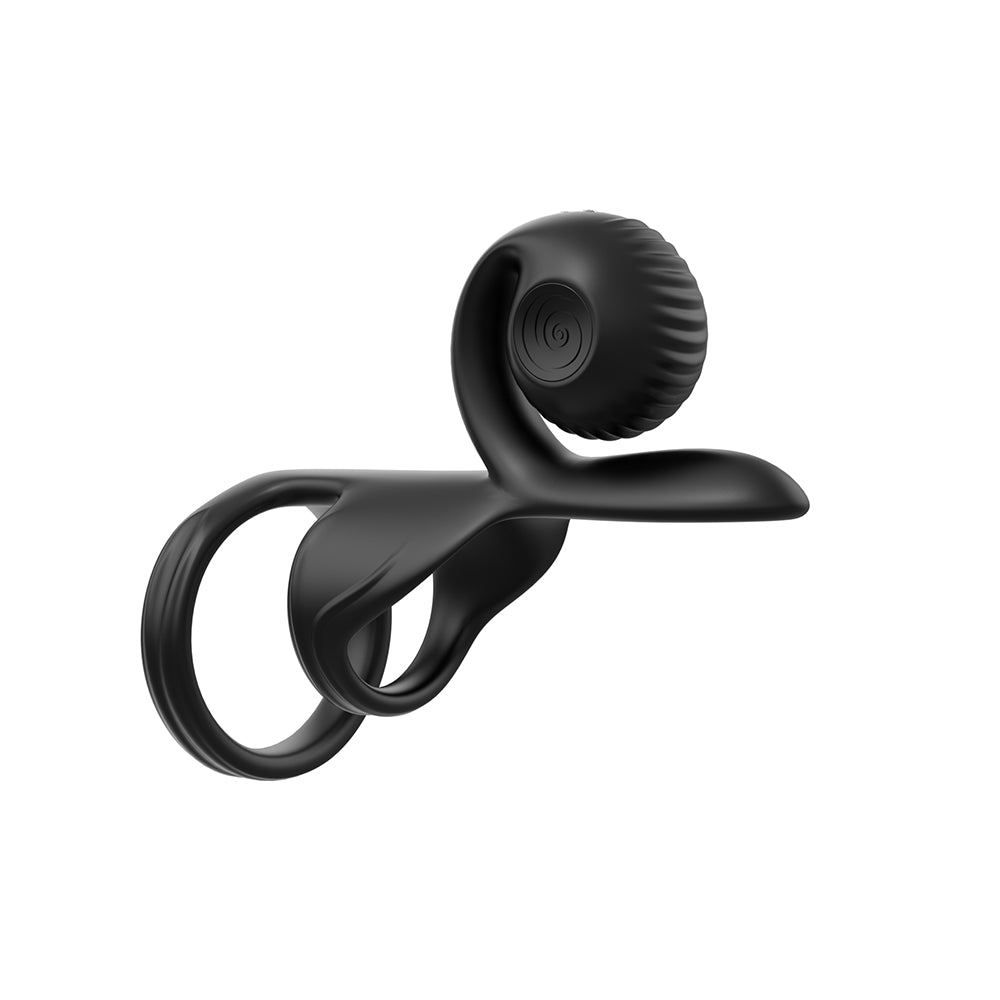 Snail Vibe SVibe Jovi Couples Ring Dual Stimulator Black