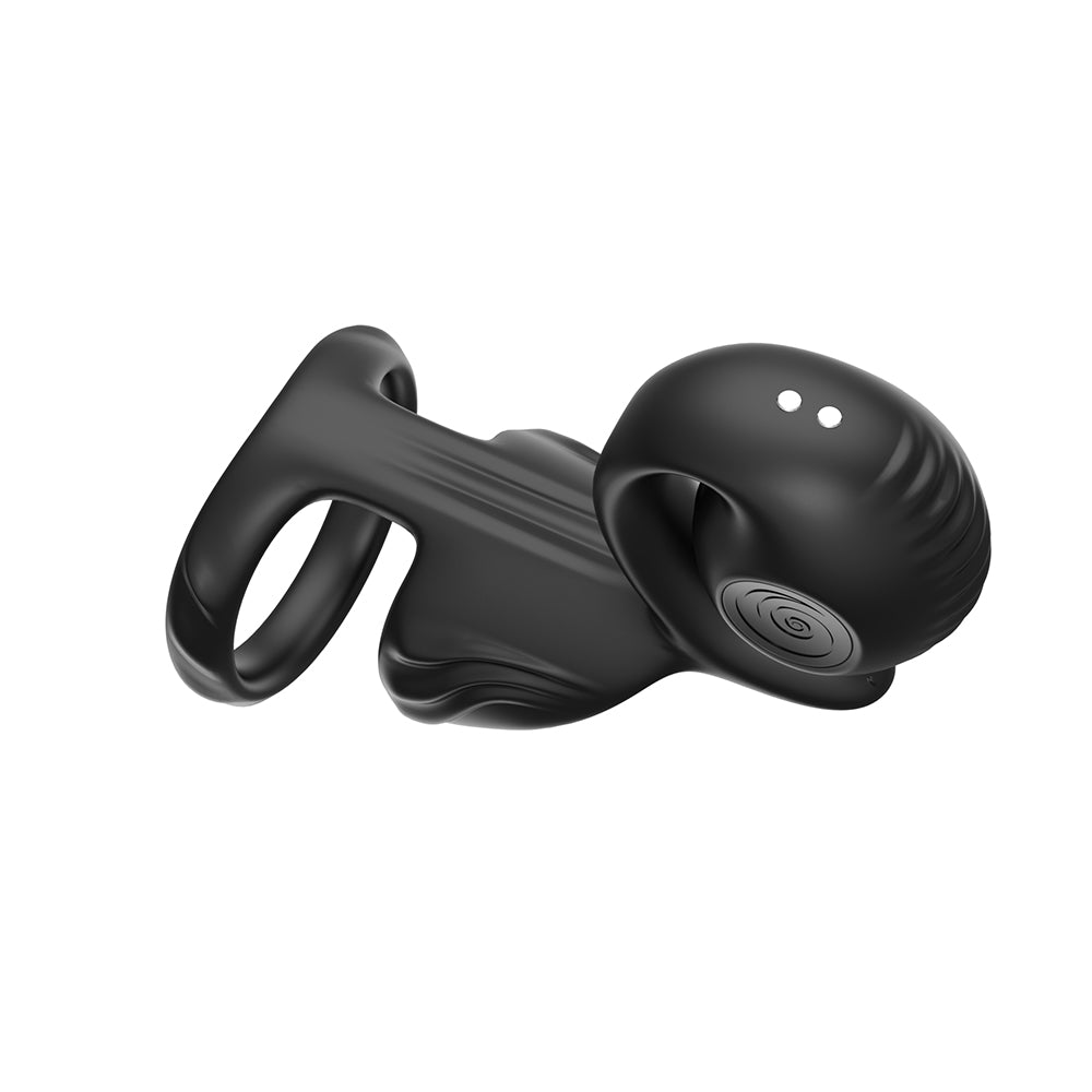 Snail Vibe SVibe Jovi Couples Ring Dual Stimulator Black