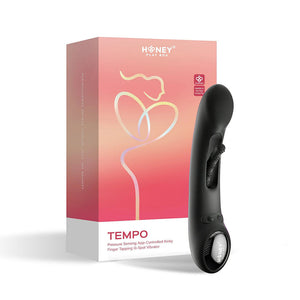 Tempo Pressure Sensing App-Controlled Tapping Vibrator