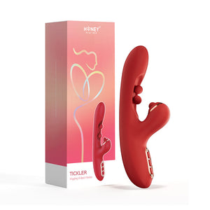 Tickler Wiggling G-Spot Vibrator & Tapping Clitoral Stimulator