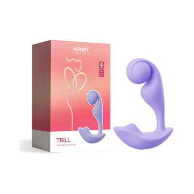 Honey Play Box Trill Wearable Single Ball Dual Vibrator Lavender