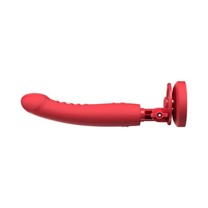 Lovense Mission 2 Vibrating Suction Cup Dildo With Touch-Sense Technology Orange