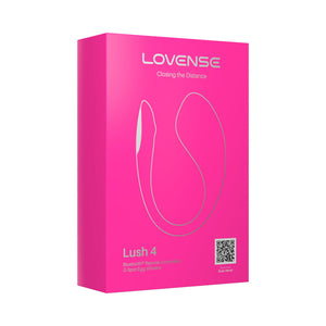 Lovense Lush 4 Bluetooth Remote-Controlled Egg Vibrator Pink