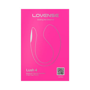 Lovense Lush 4 Bluetooth Remote-Controlled Egg Vibrator Pink